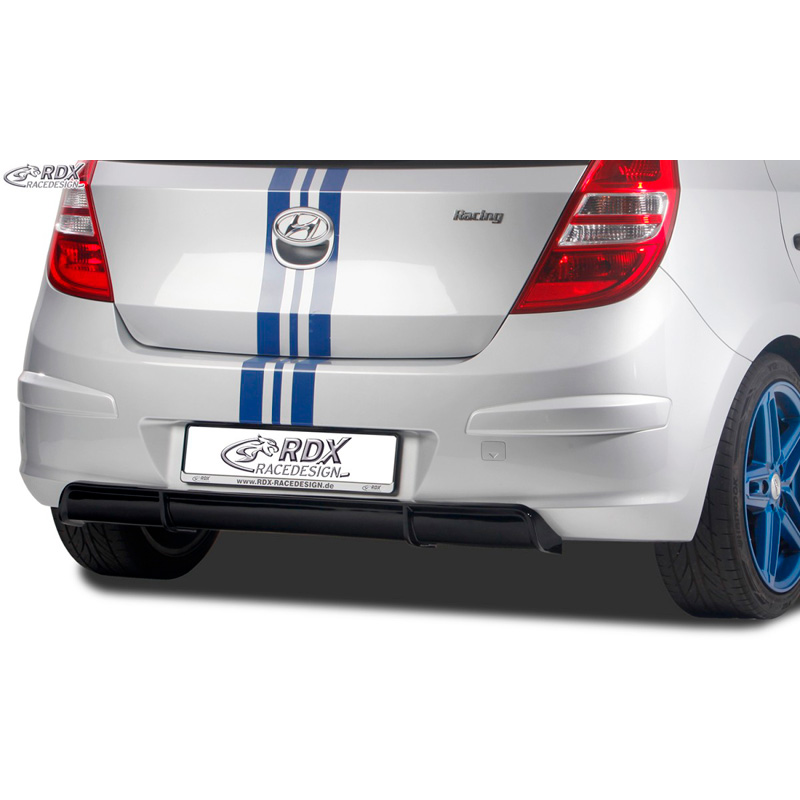 Achterskirt 'Diffusor'  Hyundai i30 (FD/FDH) 2007-2010 (ABS zwart glanzend)