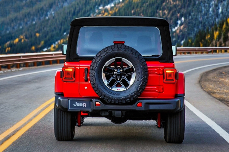 Full LED Taillights suitable for Jeep Wrangler IV JL/JLU (2018-up) RED with Dynamic StartUp and Sequential Turning Lights