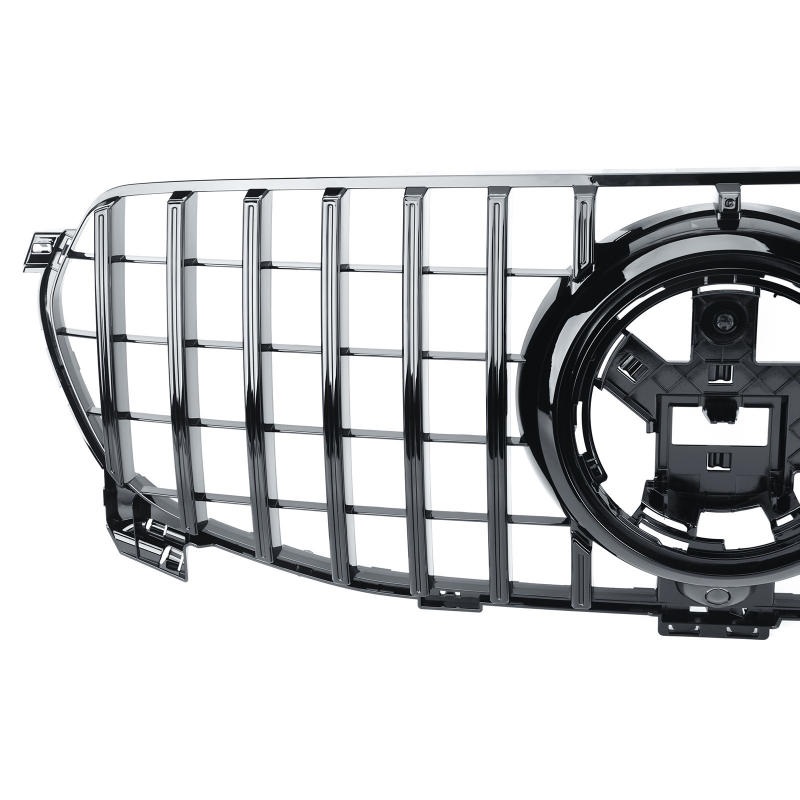 Grill Mercedes GLE W167 19-23 GT Look Glans Zwart