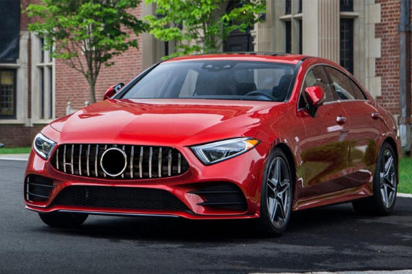Grill Mercedes CLS C257 GTR Design Zwart/Chroom