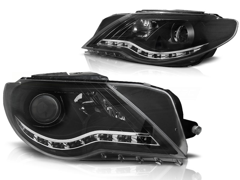 Headlight CC 08-12 clear/black