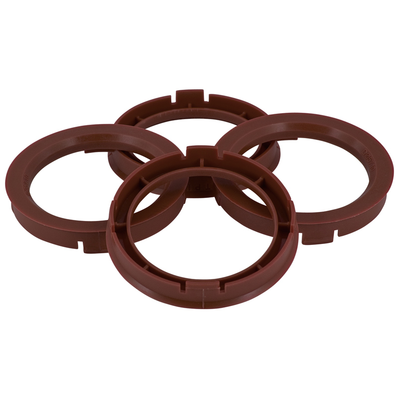 Set TPI Centreerringen - 76.0->63.4mm - Bruin
