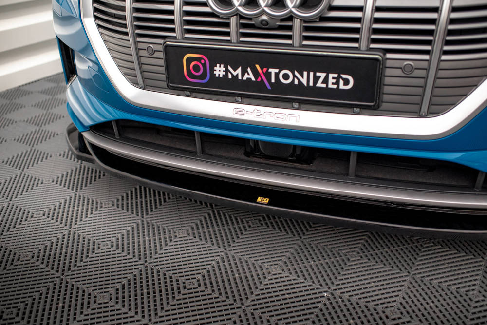 Voorspoiler V.1 Audi E-Tron Maxton Glans Zwart