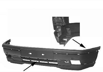 voorbumper, GLS/GT, 09/1992-Opel Vectra A, 1988-1995