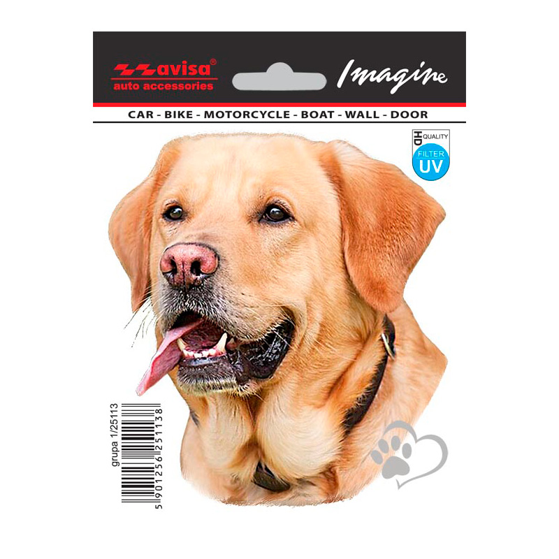 Auto Tattoo Sticker Labrador - 11x12cm