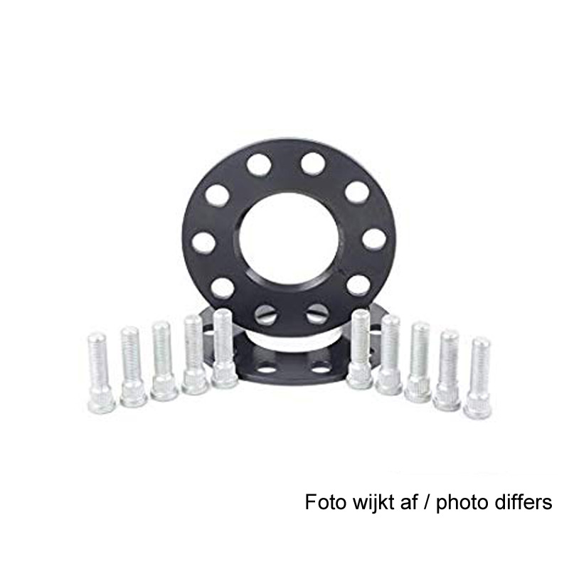 H&R DRS-MZ-Systeem Spoorverbreders 9mm 5x115 - Naaf 70,1mm - Boutmaat M12x1,5 -   Opel - Zwart