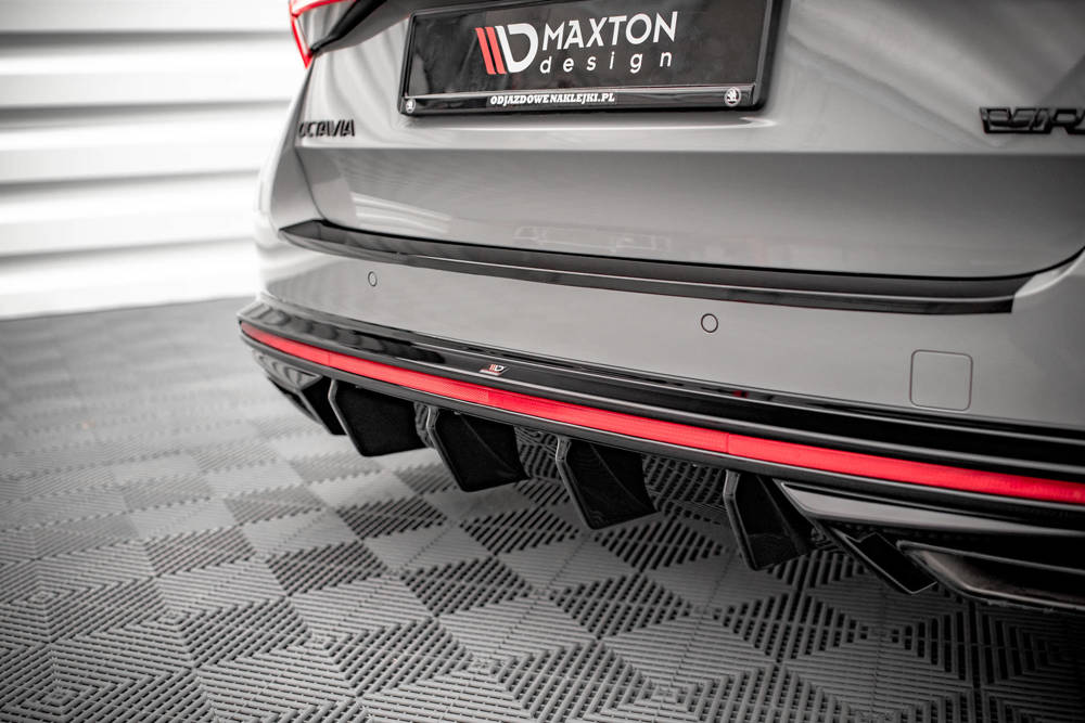 Diffuser Skoda Octavia RS MK4 Maxton Glans Zwart