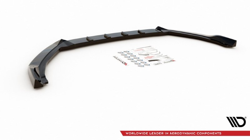 Voorspoiler Ford Focus ST / ST-Line Mk4 V.7 Glanzend Zwart