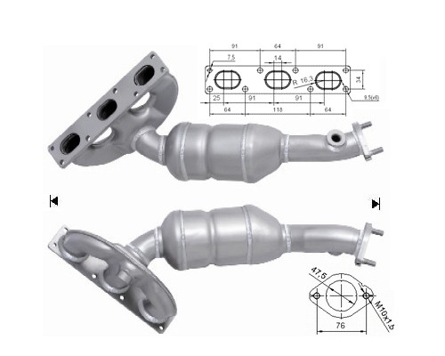 BMW Z4 2.2i 24V 2171 cc 125 Kw / 170 cv M54 E85 Magnaflow CAT Bo