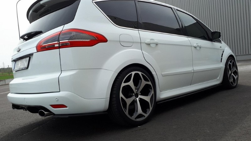 Zijskirts Diffusers Ford S-Max Titanium Mk1 FL Glanzend Zwart