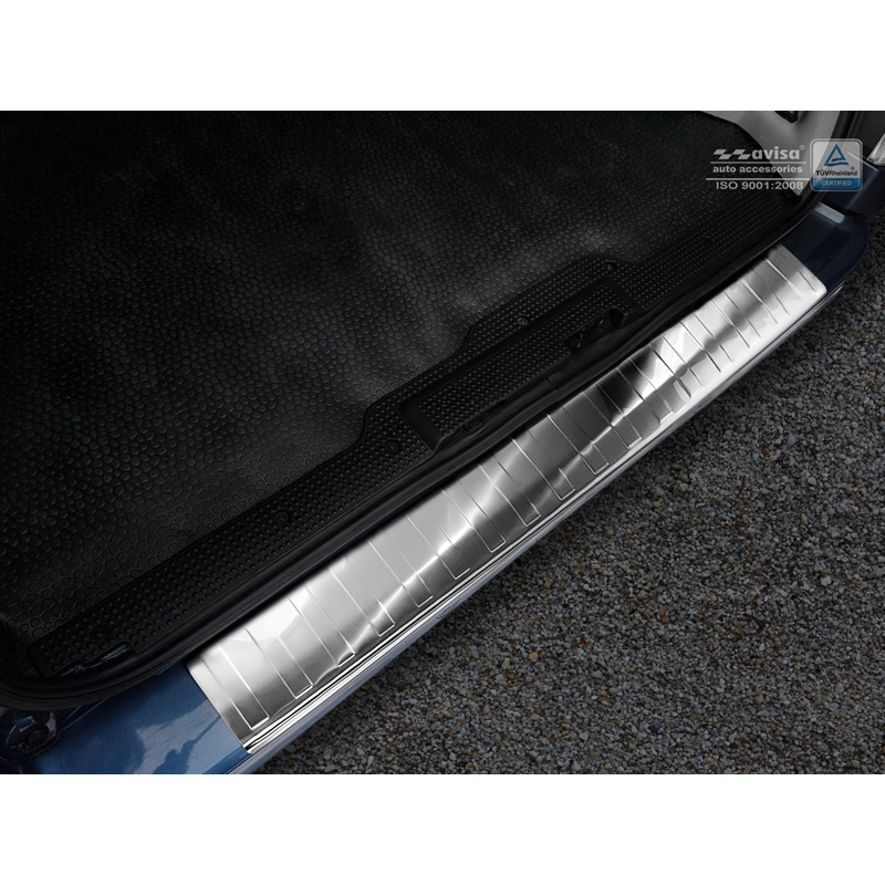 RVS Achterbumperprotector  Opel Vivaro/Renault Trafic/Nissan Primastar 2001-2014 'Ribs'