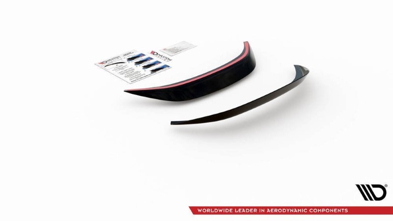 Set van Spoilercaps BMW I8 Glanzend Zwart Maxton