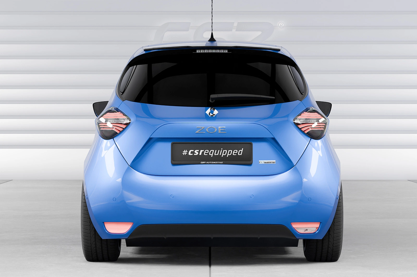 Achterspoiler Renault Zoe glans zwart – CSR Automotive
