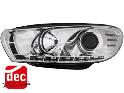 Faros VW Scirocco 08-.. Dayline Los ojos del Diablo cromo