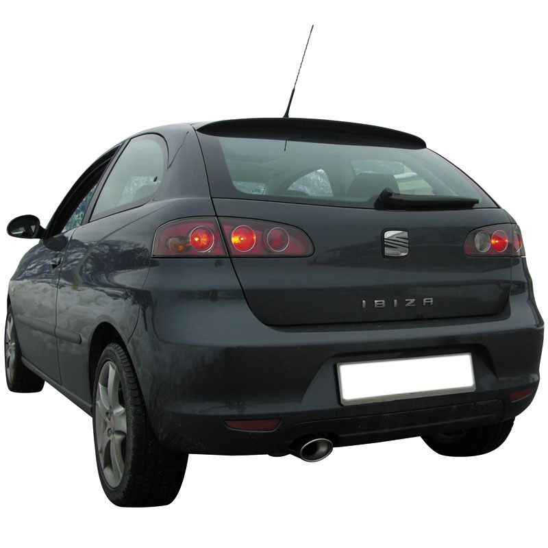 100% RVS Sportuitlaat  Seat Ibiza 6L 1.9 SDi/TDi 2002- 120x80mm