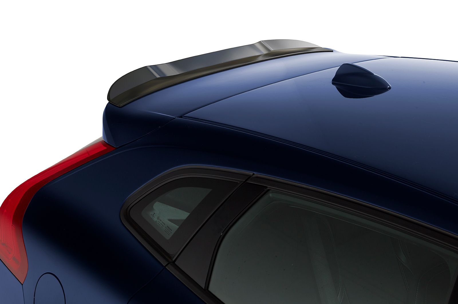 Spoiler Volvo V40 CSR glans Zwart