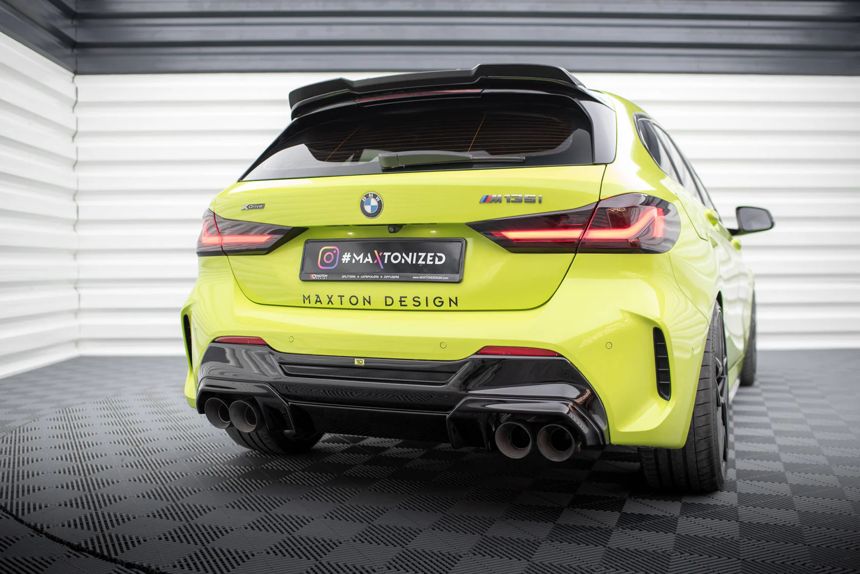 Diffuser V.2 BMW M135i F40 + Milltek Sport Exhaust