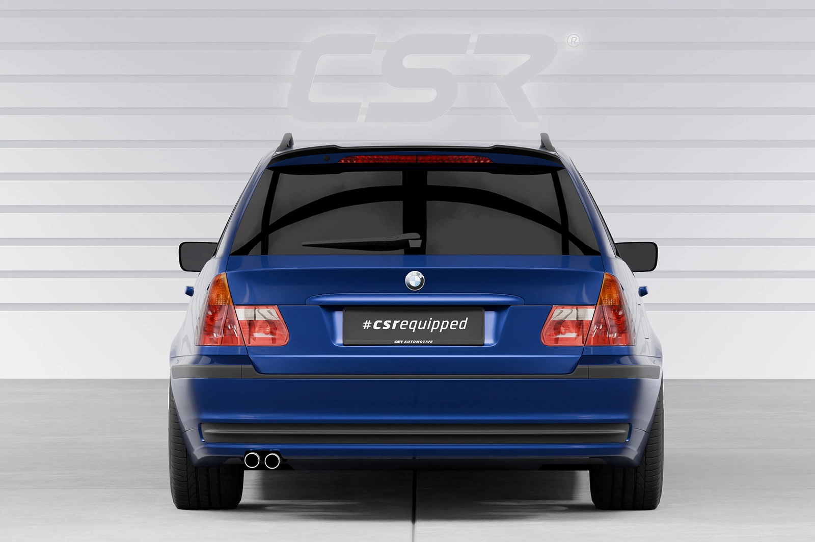 Achterspoiler BMW 3er E46 glans zwart