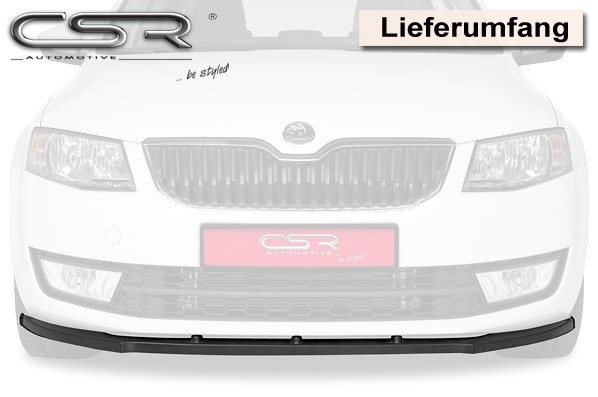 Cupspoilerlip Glossy Skoda Octavia III CSL059-G