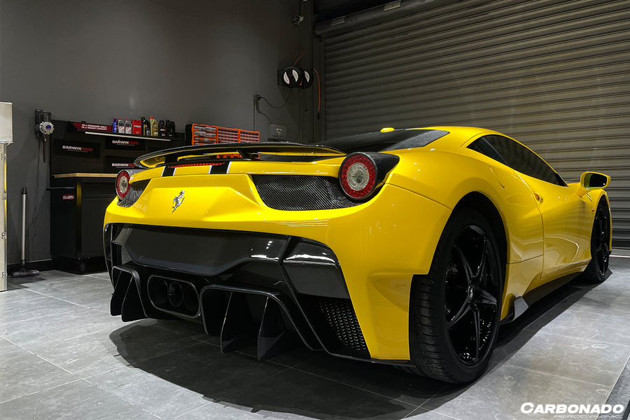 Ferrari 458 Coupe VT Style Carbon Fiber Spoiler 2010-2015