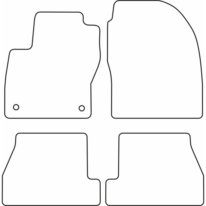 Automatten Velours  Ford Focus 2011-2015