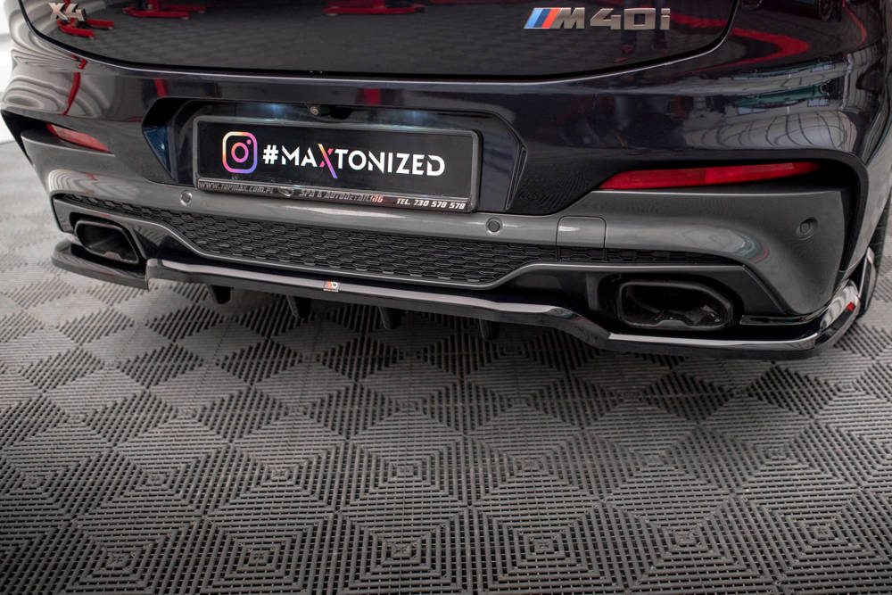 Diffuser BMW X4 M-Pack G02 Maxton Glans Zwart