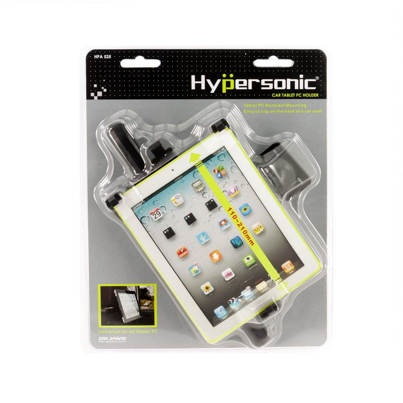 Universele tablet houder voor de hoofdsteun 110-210mm
