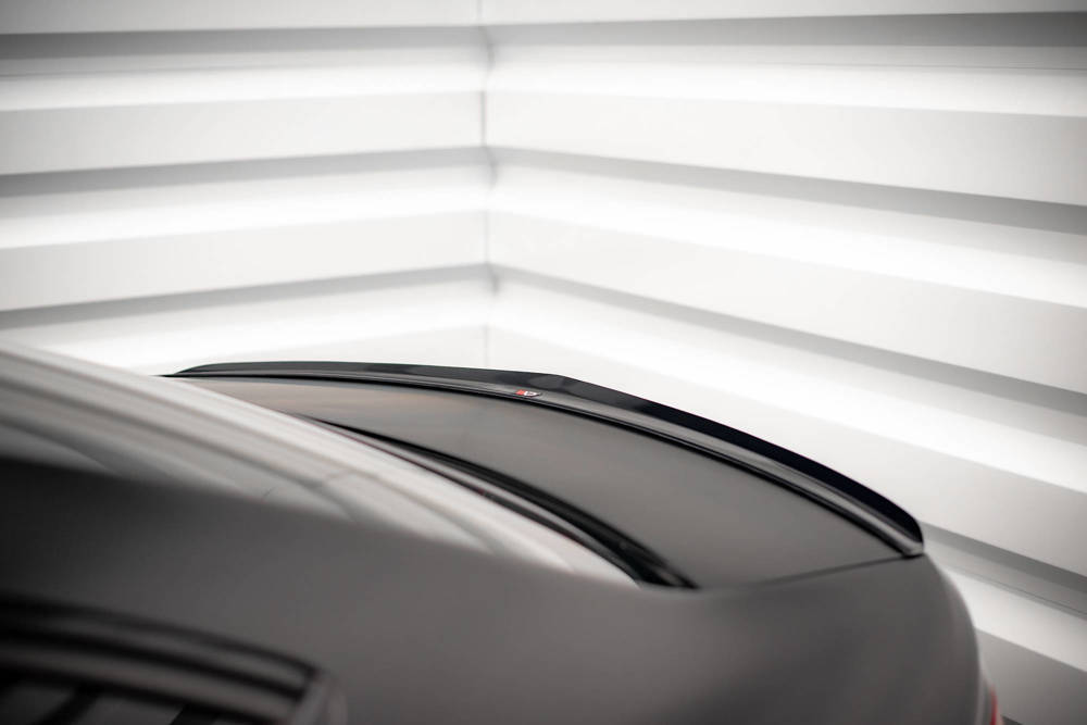 Spoiler Mercedes C Klasse Sedan & Coupe AMG Pakket W204 Maxton Glans Zwart