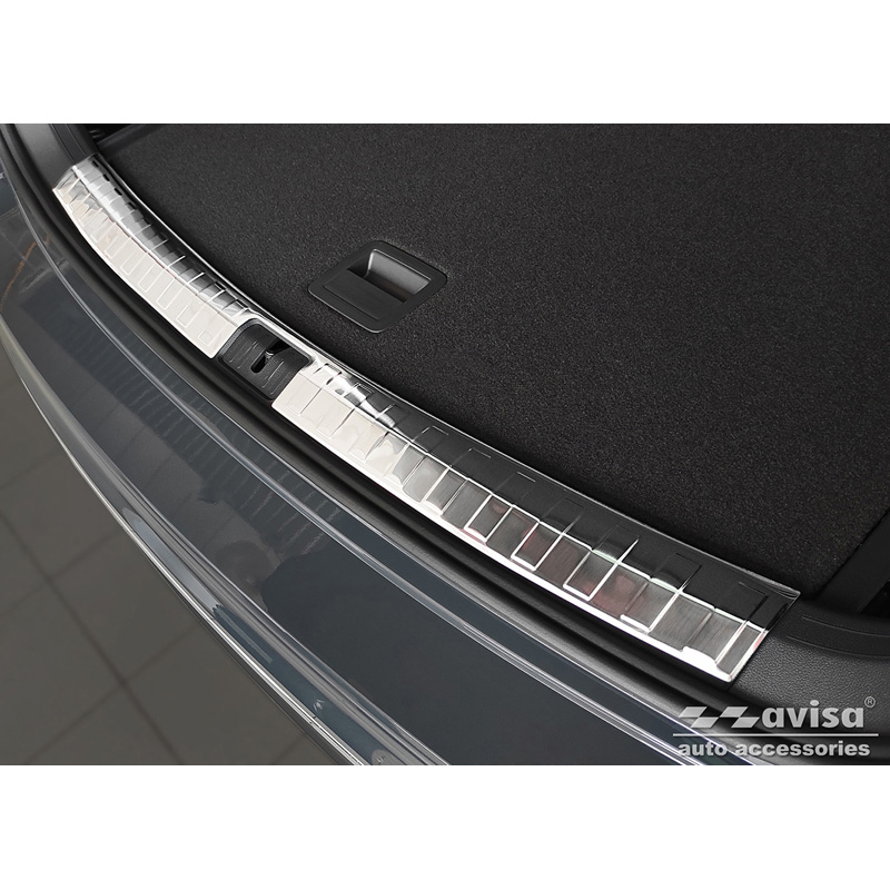 RVS Binnenste Achterbumperprotector  Volkswagen Tiguan 2016-2020 & FL 2020-2024 'Ribs'