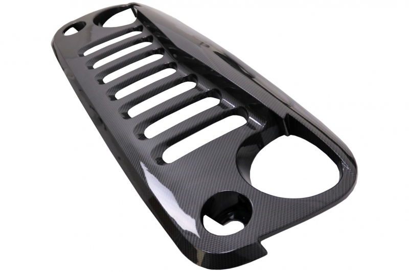Grill JEEP Wrangler / Rubicon JK (2007-2017) Angry Bird Design New Style Carbon Look