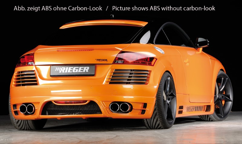 Dakraamspoiler Carbon-look Audi TT 09.06- Rieger
