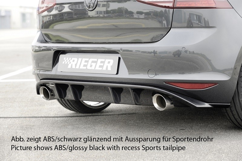 Achteraanzet Rieger VW Golf GTI VII