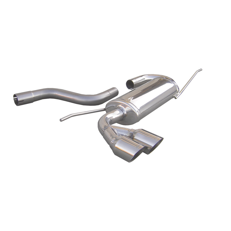 100% RVS Sportuitlaat  Volkswagen Scirocco 2.0 TFSi (200pk) 2008- 2x80mm Racing