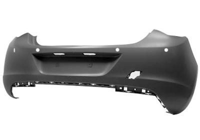 achterbumper, 5 drs, in primer, Parkcontrol Opel Astra J, 2010 -