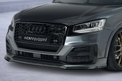 Voorspoiler Audi Q2 S-Line CSR Glans Zwart