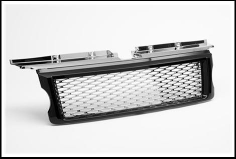 Range Rover Sport 2006 model HS-T zwart chrome grill