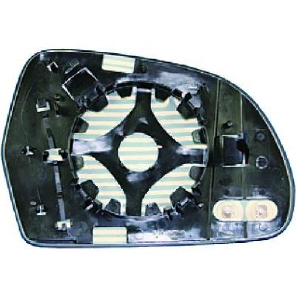 Spiegel glas rechts AUDI A4, 08-10 VERWARMBAAR/CONVEX