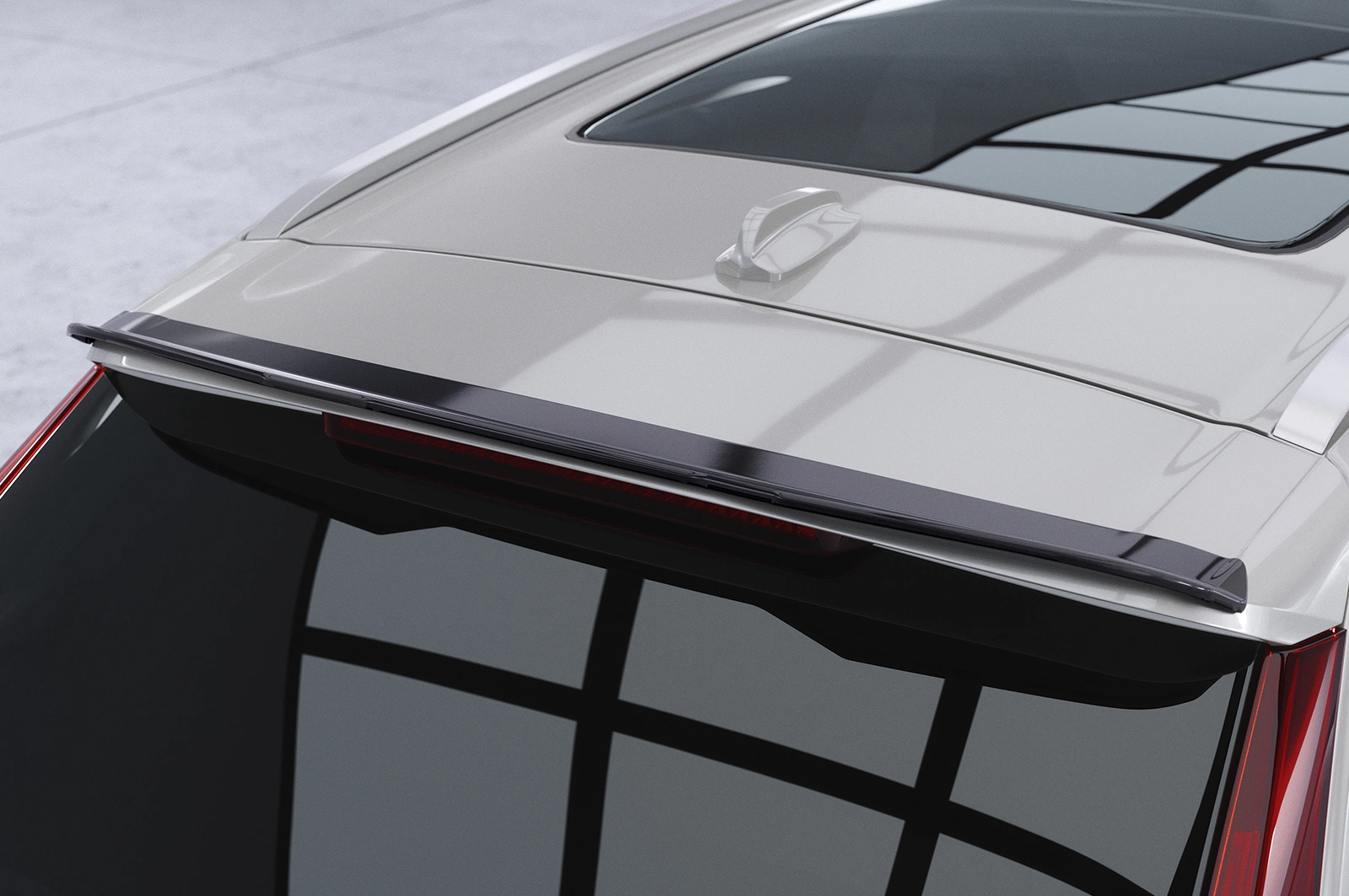 Achterspoiler Volvo XC60 (SPA) Glans Zwart van CSR Automotive (2017-)