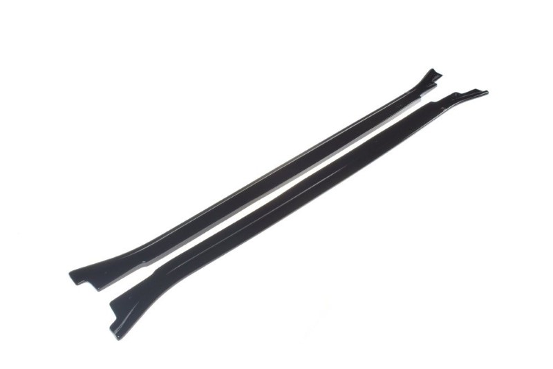 Zijskirts Diffusers BMW X5 E70 Facelift M-Pack Glanzend Zwart