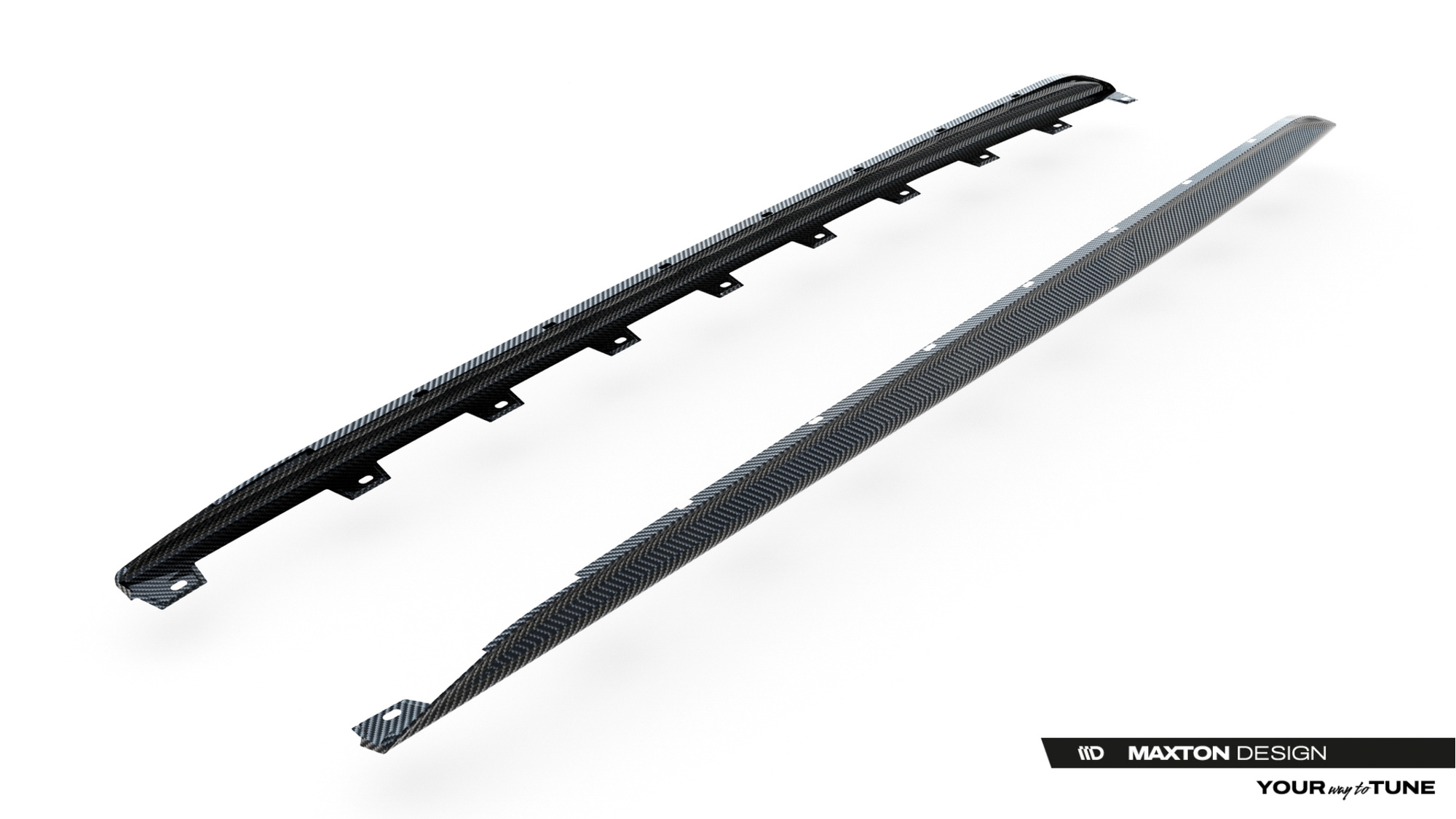 Prepreg Carbon Fiber Zijskirts V.2 Audi RS3 Sedan 8Y Facelift – Maxton Design