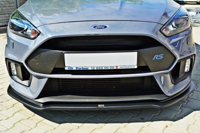 Voorspoiler Ford Focus RS Mk3 V.4 Glanzend Zwart