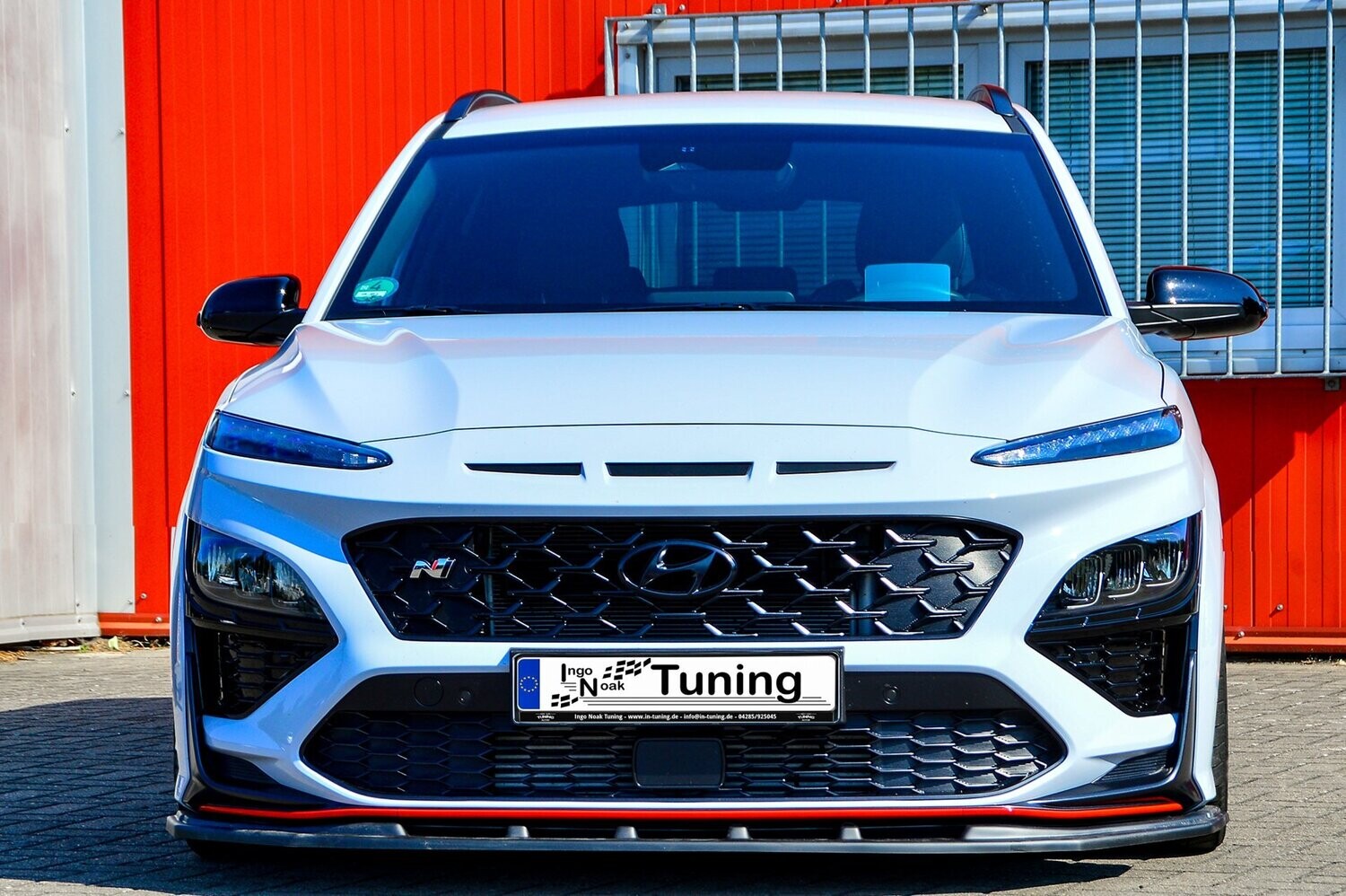 Voorspoilerlip voor Hyundai Kona N + N-Line 2020-