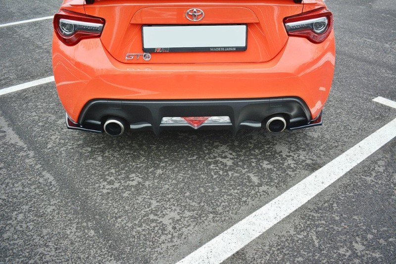 Zij Splitters Toyota GT86 FACELIFT Glans Zwart