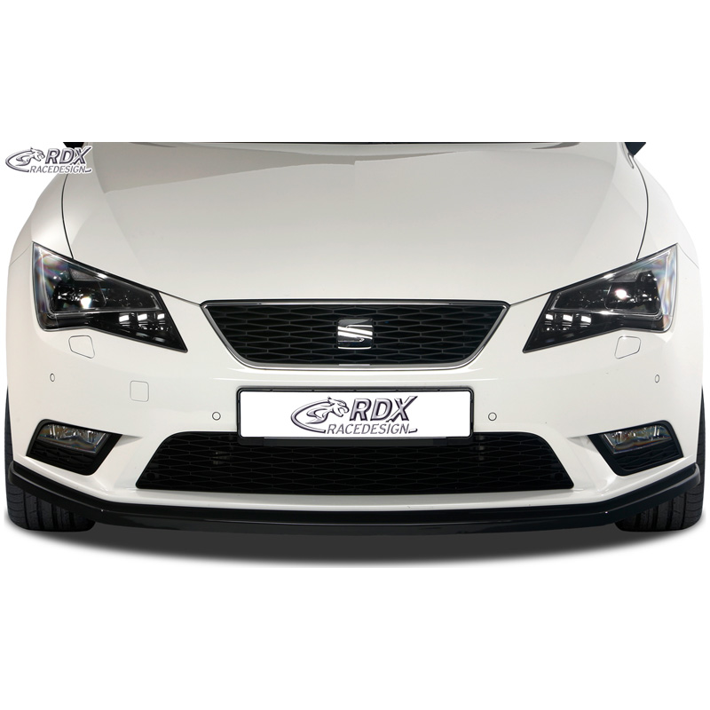Voorspoiler  Seat Leon 5F SC/5-deurs/ST 2013-2017 excl. FR/Cupra (ABS zwart glanzend)