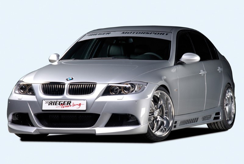 Zijskirts BMW E60 met 2 schacht en 2 uitsnedes Rieger