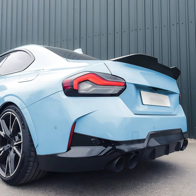 Achterspoiler  BMW 2-Serie G42/G87 Coupe 2021- (ABS Glanzend zwart)