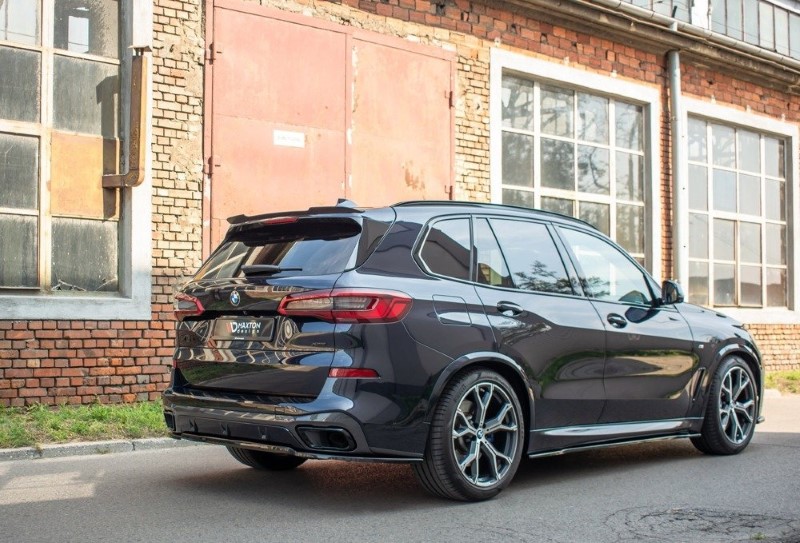 Spoilerverlenging BMW X5 G05 M-Pack Glanzend Zwart Maxton