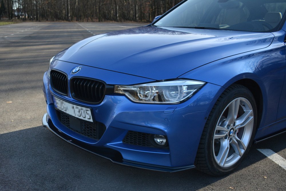 Voorspoiler BMW 3 Serie F30 15-18 M-Sport Glossy Black