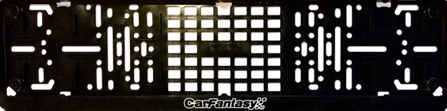 Kentekenplaathouder CarFantasy Auto Universeel Euro