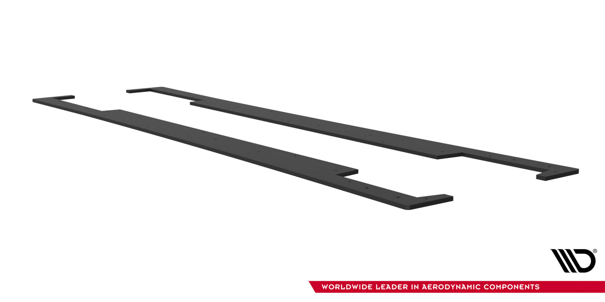 Street Pro Zijskirts Subaru Impreza WRX STI MK3 Facelift Maxton Glanzend zwart